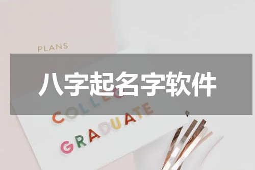 八字起名字软件