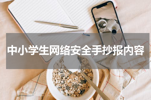 中小学生网络安全手抄报内容