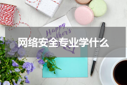 网络安全专业学什么