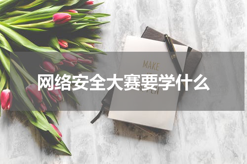 网络安全大赛要学什么