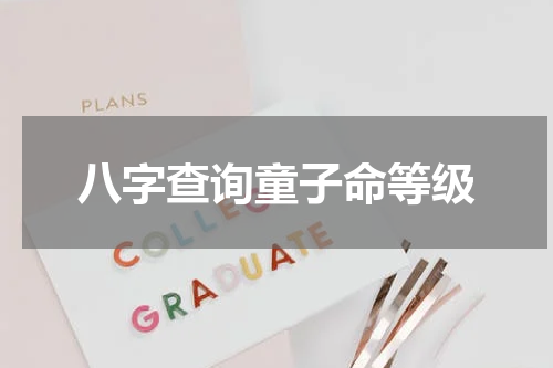 八字查询童子命等级