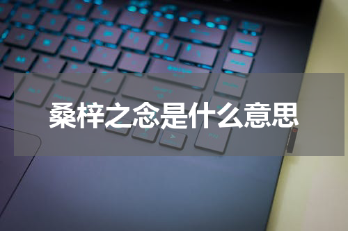 桑梓之念是什么意思