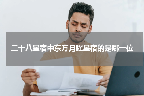 二十八星宿中东方月曜星宿的是哪一位