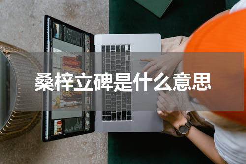 桑梓立碑是什么意思