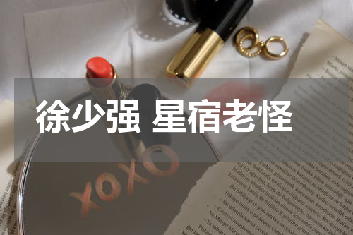 徐少强 星宿老怪