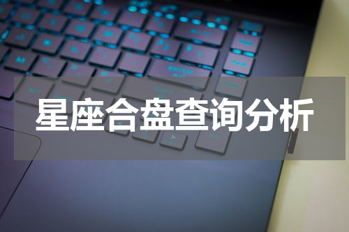 星座合盘查询分析