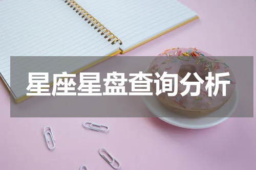 星座星盘查询分析