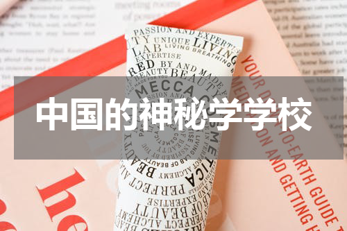 中国的神秘学学校