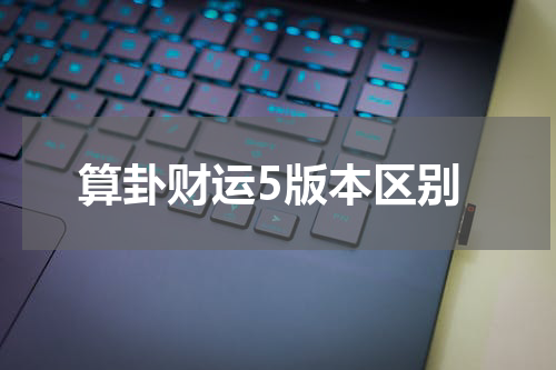 算卦财运5版本区别