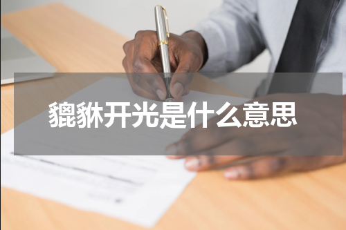 貔貅开光是什么意思