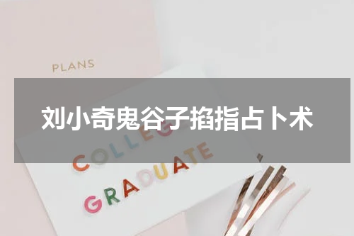 刘小奇鬼谷子掐指占卜术