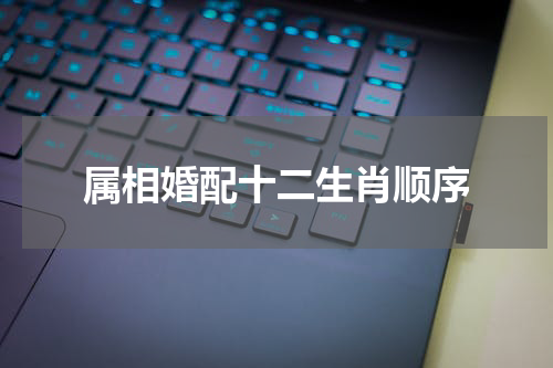 属相婚配十二生肖顺序