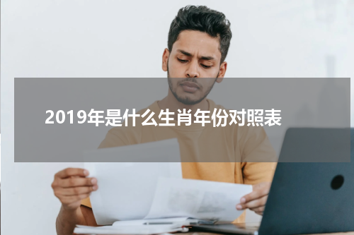 2019年是什么生肖年份对照表