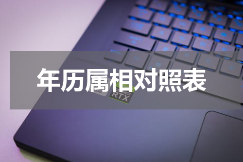 年历属相对照表