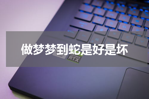做梦梦到蛇是好是坏