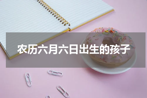 农历六月六日出生的孩子