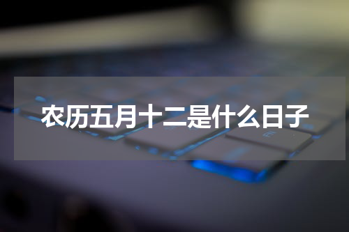 农历五月十二是什么日子