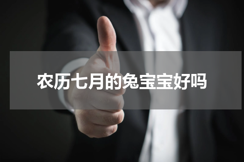 农历七月的兔宝宝好吗