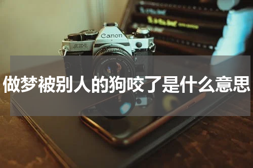 做梦被别人的狗咬了是什么意思