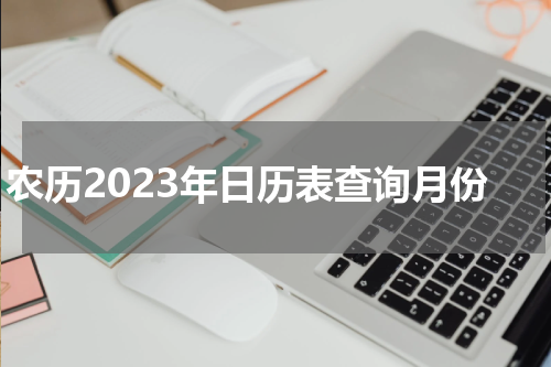 农历2023年日历表查询月份