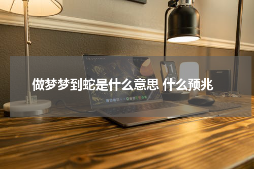 做梦梦到蛇是什么意思 什么预兆