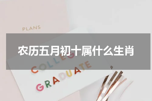 农历五月初十属什么生肖
