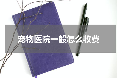 宠物医院一般怎么收费