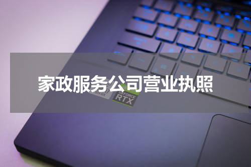 家政服务公司营业执照