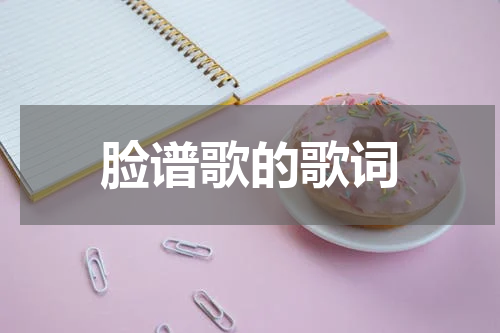 脸谱歌的歌词
