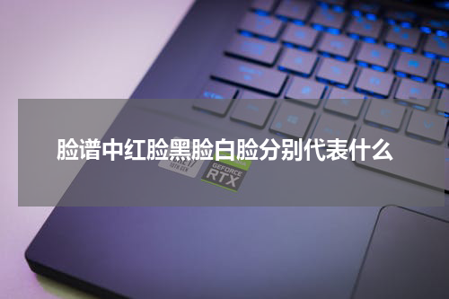 脸谱中红脸黑脸白脸分别代表什么