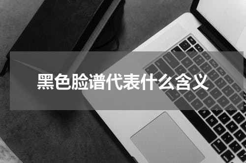 黑色脸谱代表什么含义