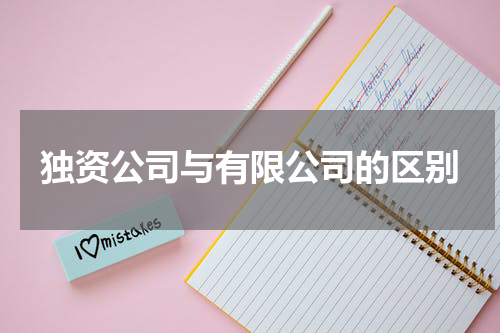 独资公司与有限公司的区别