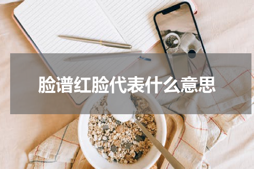 脸谱红脸代表什么意思
