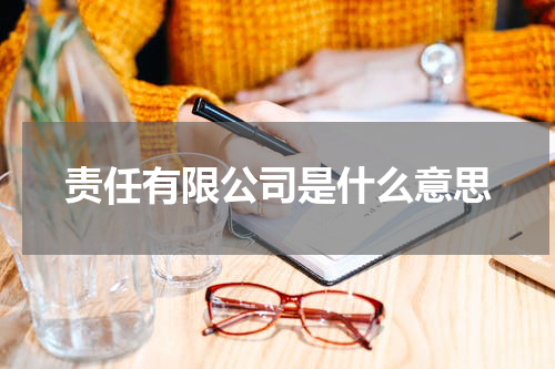 责任有限公司是什么意思