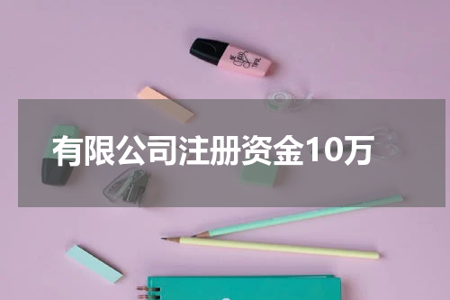 有限公司注册资金10万