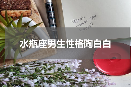 水瓶座男生性格陶白白