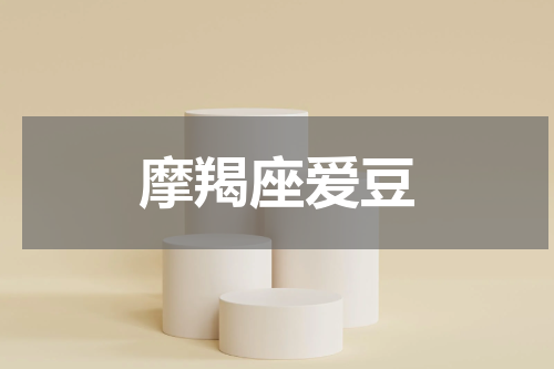 摩羯座爱豆