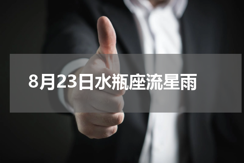 8月23日水瓶座流星雨