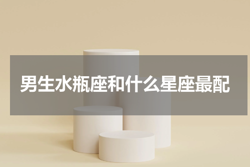 男生水瓶座和什么星座最配