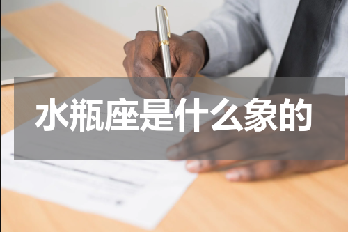 水瓶座是什么象的
