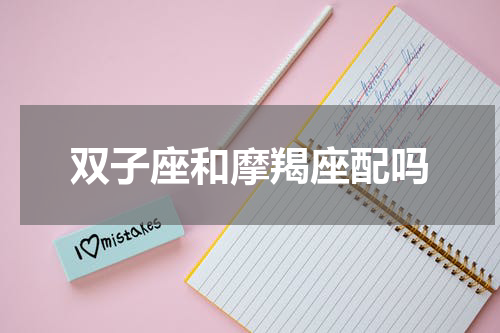 双子座和摩羯座配吗