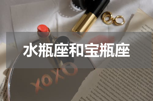水瓶座和宝瓶座