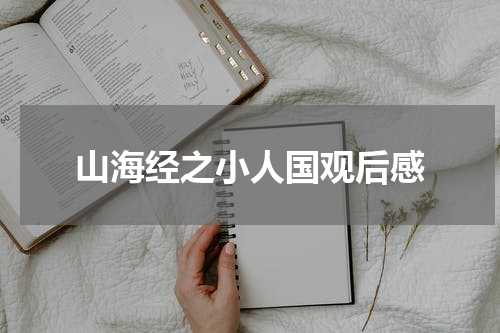 山海经之小人国观后感
