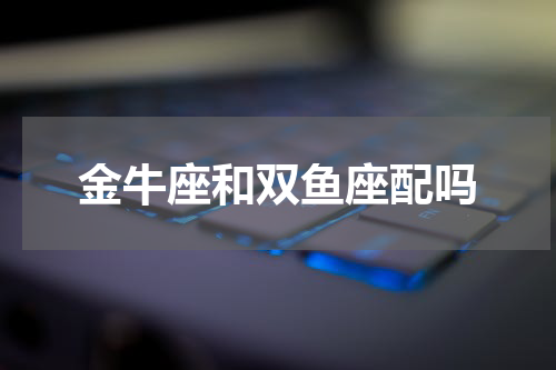 金牛座和双鱼座配吗