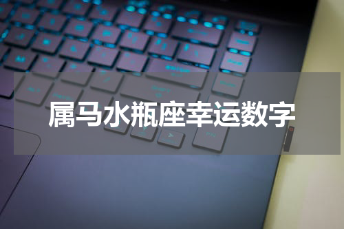 属马水瓶座幸运数字