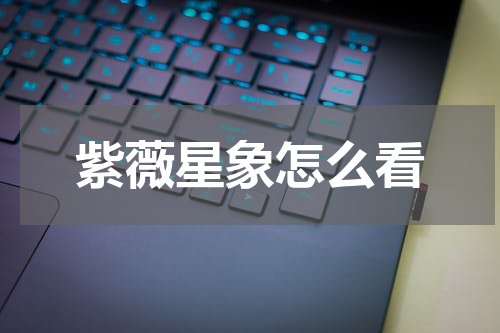 紫薇星象怎么看