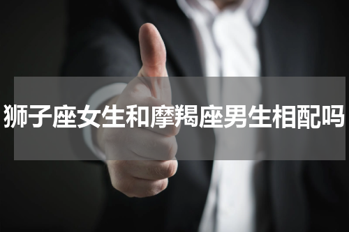 狮子座女生和摩羯座男生相配吗