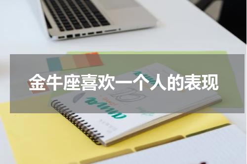 金牛座喜欢一个人的表现