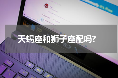 天蝎座和狮子座配吗?