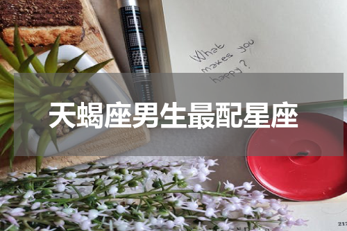天蝎座男生最配星座